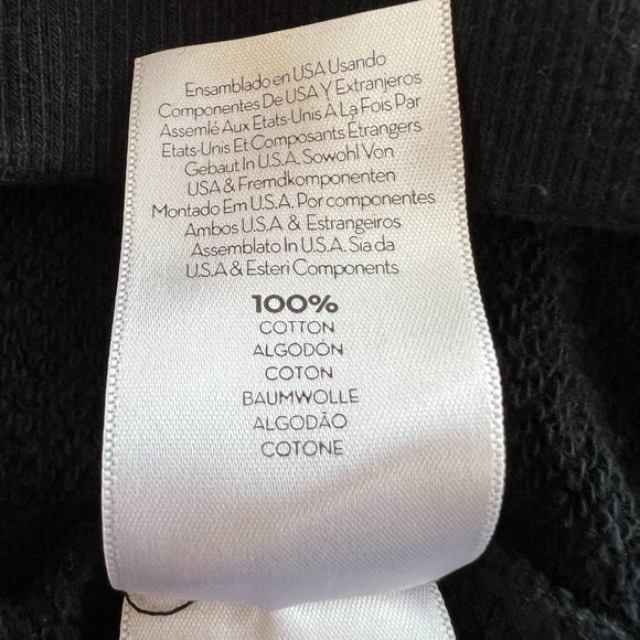 MOTHER The Big Easy Sweatshirt in Tourist - Black - Picture 6 of 8